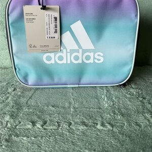 Adidas Teal and Purple Lunch Bag